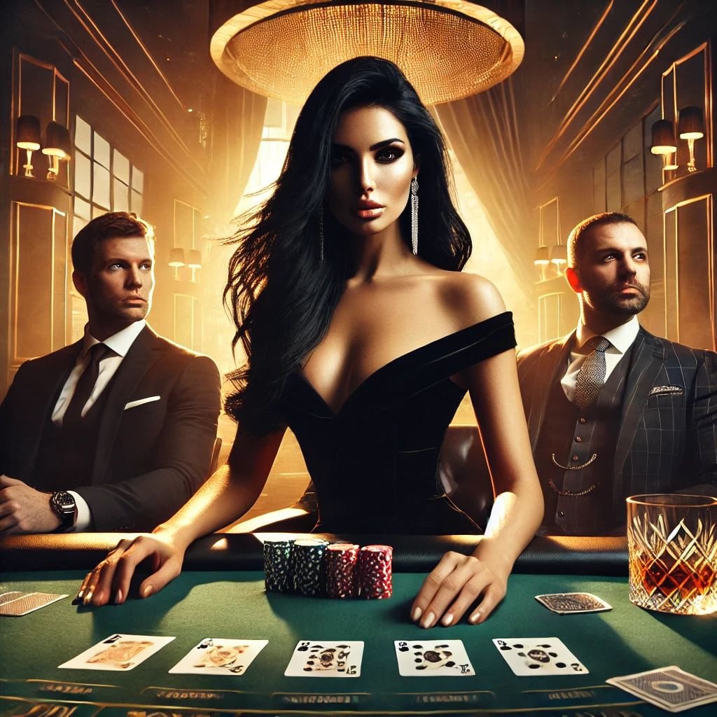 Tampilan permainan Infinite Blackjack di platform ditusi dengan dealer langsung dan antarmuka kartu real-time